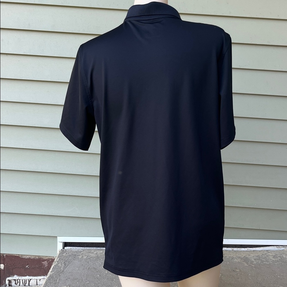New Under Armour youth Polo Shirt in Black with White Logo - Picture 8 of 14